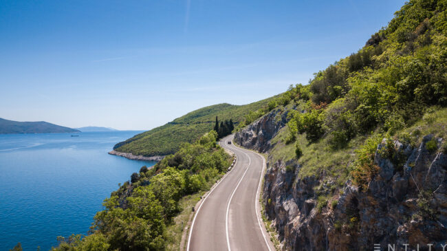 Istria from the air, Croatia – location scout