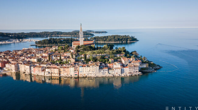 Istria from the air, Croatia – location scout