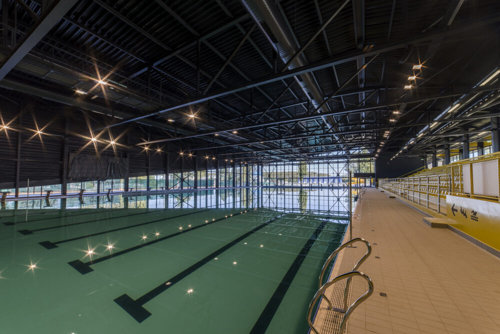 Modern architecture filming location in Slovenia or Croatia