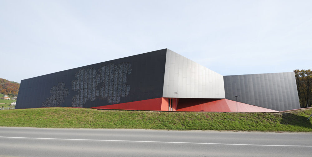 Modern architecture filming location in Slovenia or Croatia
