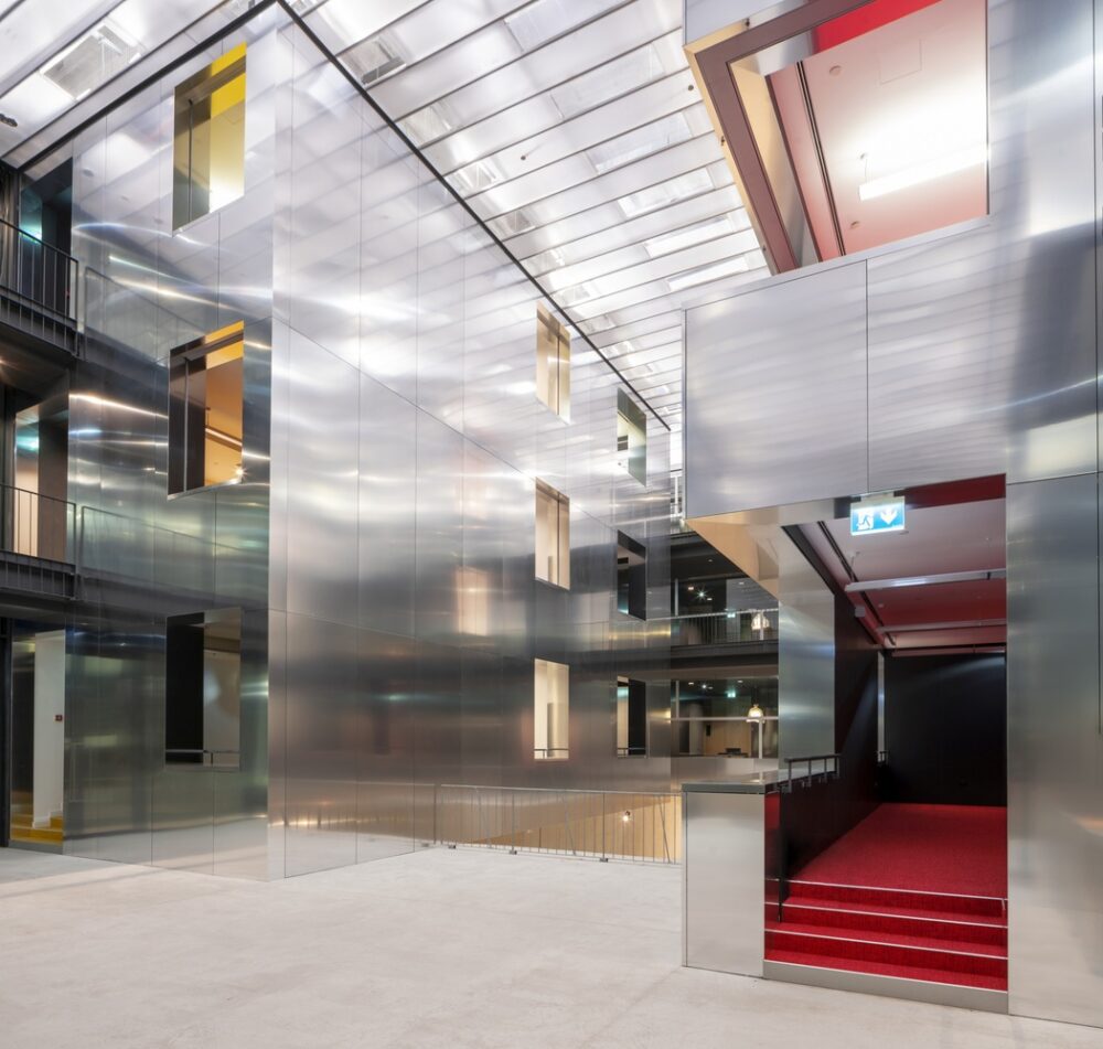 Modern architecture filming location in Slovenia or Croatia