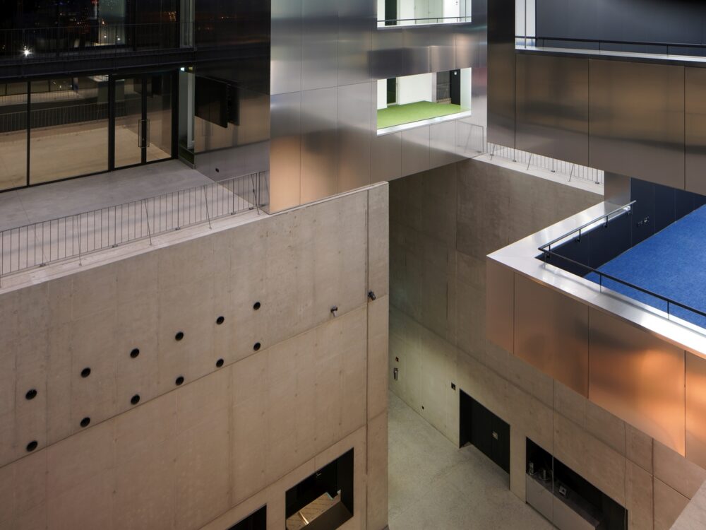 Modern architecture filming location in Slovenia or Croatia